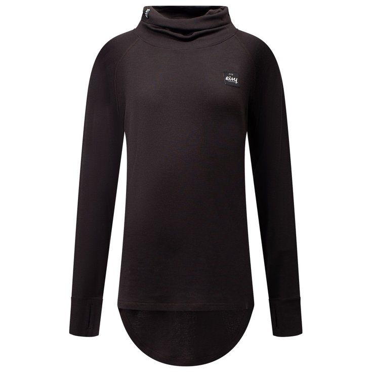 Eivy Ropa interior técnica Icecold Merino Wool Gaiter Rib Top Black Presentación