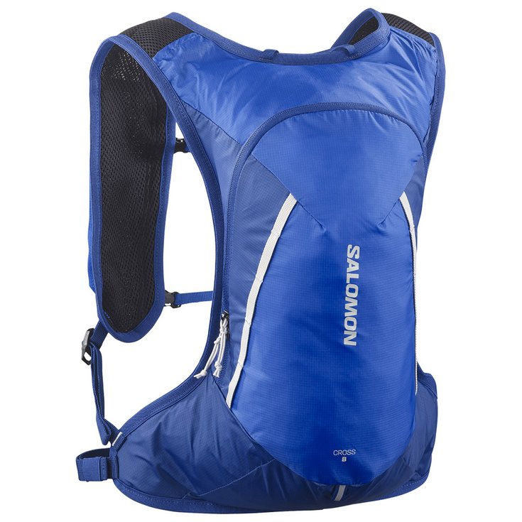 Salomon Rucksack Cross 8 Nautical Blue Limoges Lunar Rock Präsentation