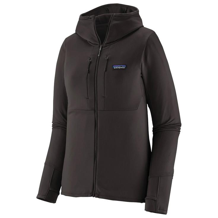 Patagonia Pile W's R1 Thermal Full-Zip Black Presentazione