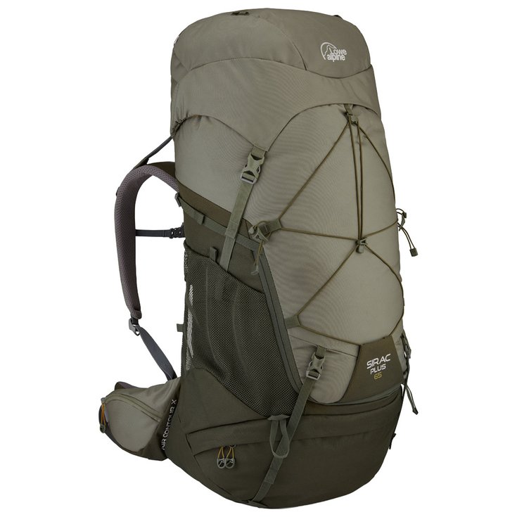Lowe Alpine Sac à dos Sirac Plus 65 Light Khaki Army Présentation