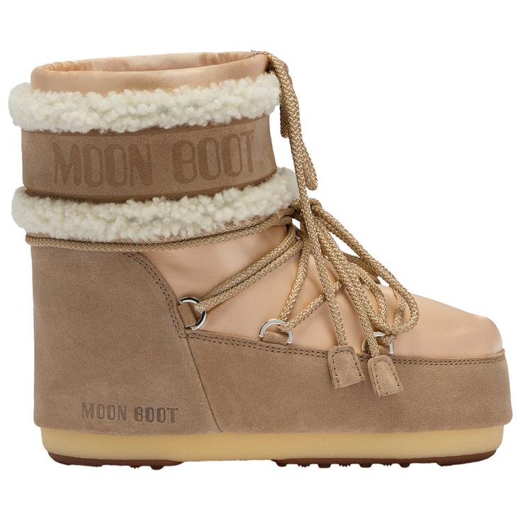 Moon Boot Chaussures après-ski Icon Low Pearly Plus Pale Peach Sand Présentation