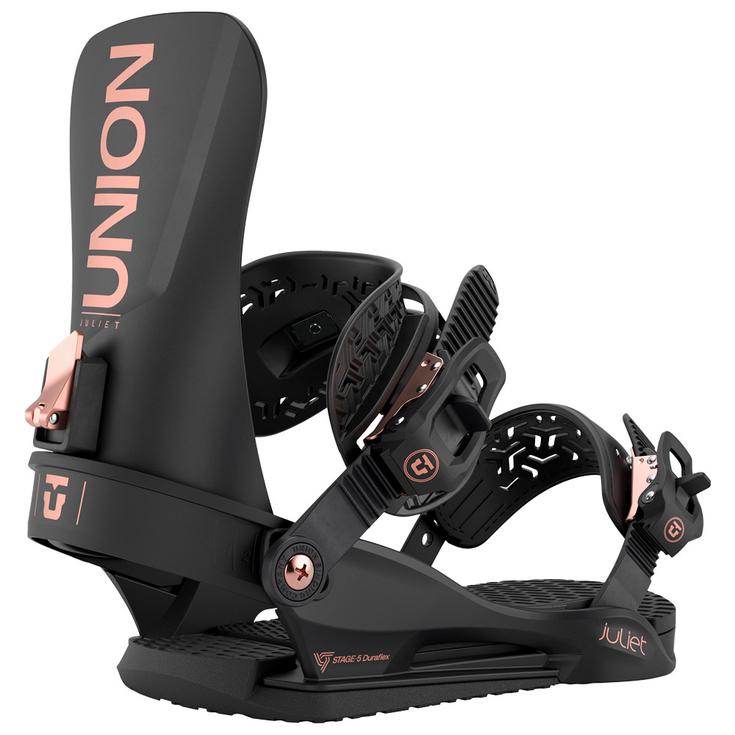 Union Attacchi Snowboard Juliet Black Presentazione