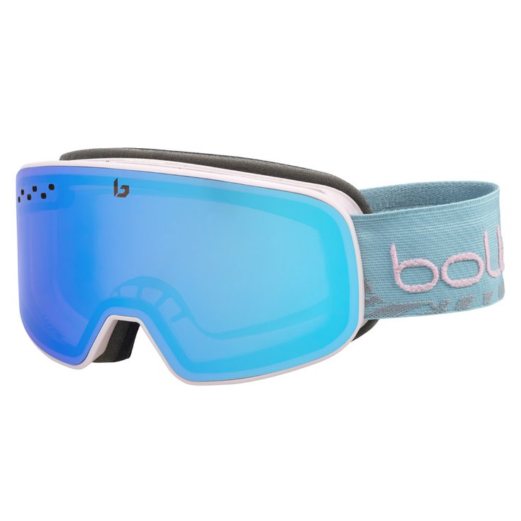 Bolle Skibrille Nevada Small Matte Pink & Blue Photochromic Vermillon Blue Präsentation
