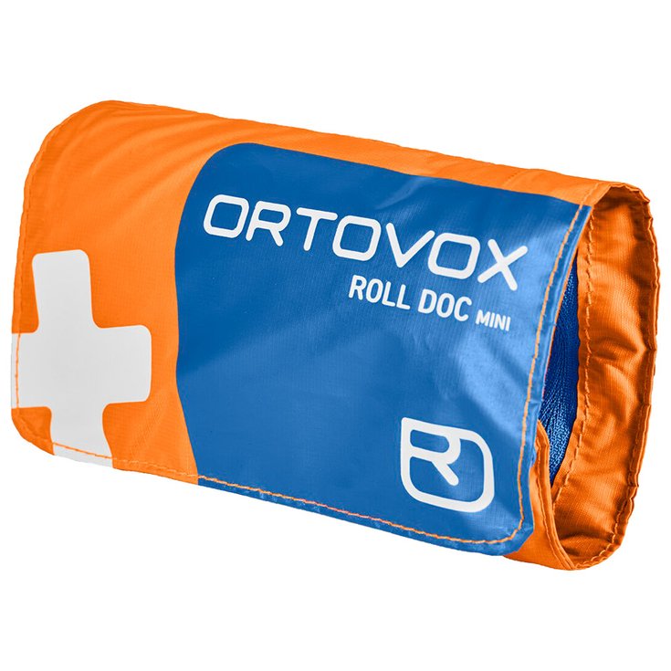 Ortovox Primeros auxilios First Aid Roll Doc Mini Shocking Orange Presentación