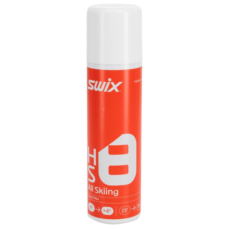 Swix Sciolinatura Hs8 Liq. Red, -4C/+4C, 125 ml rouge Presentazione