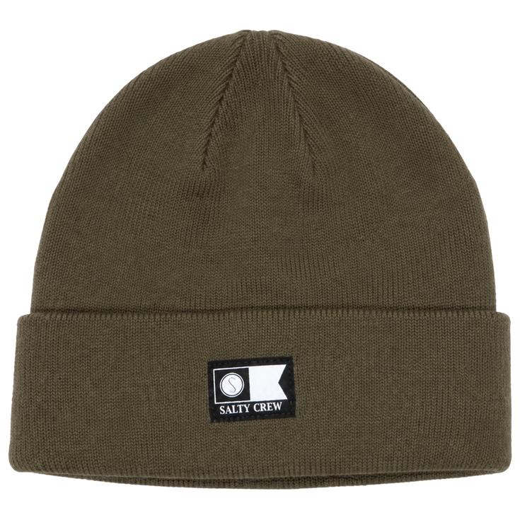 Salty Crew Beanies Flagship Beanie Dusty Olive Overview