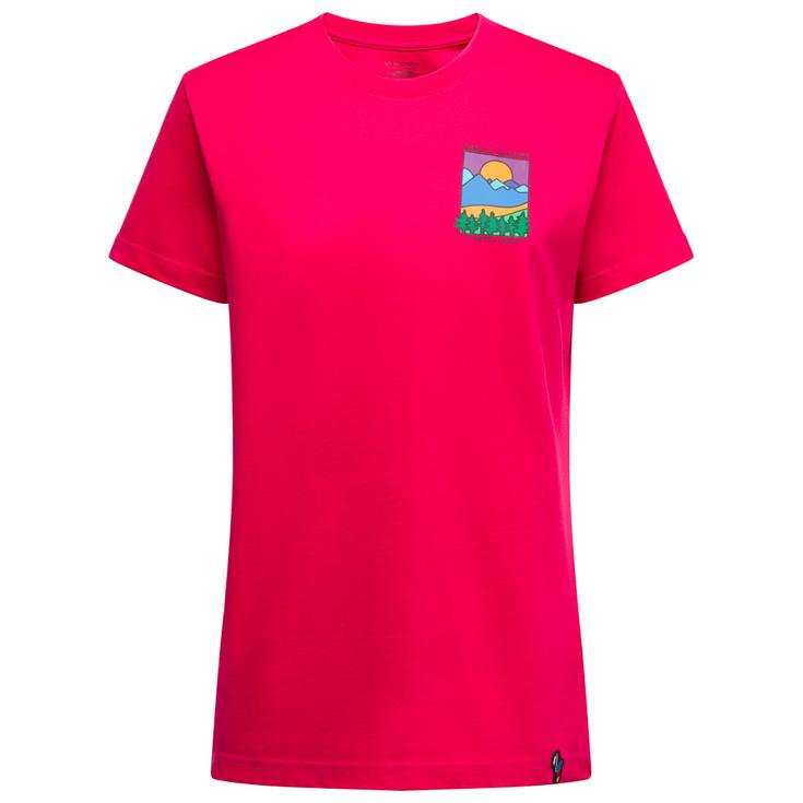 La Sportiva Climbing tee-shirt Always Climbing W Azalea Overview
