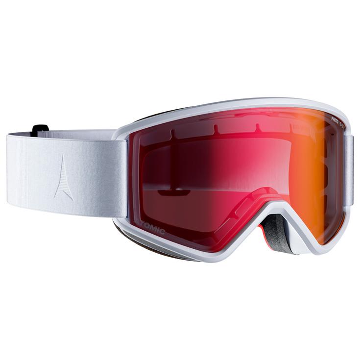 Atomic Masque de Ski Savor M Photo White Red Présentation
