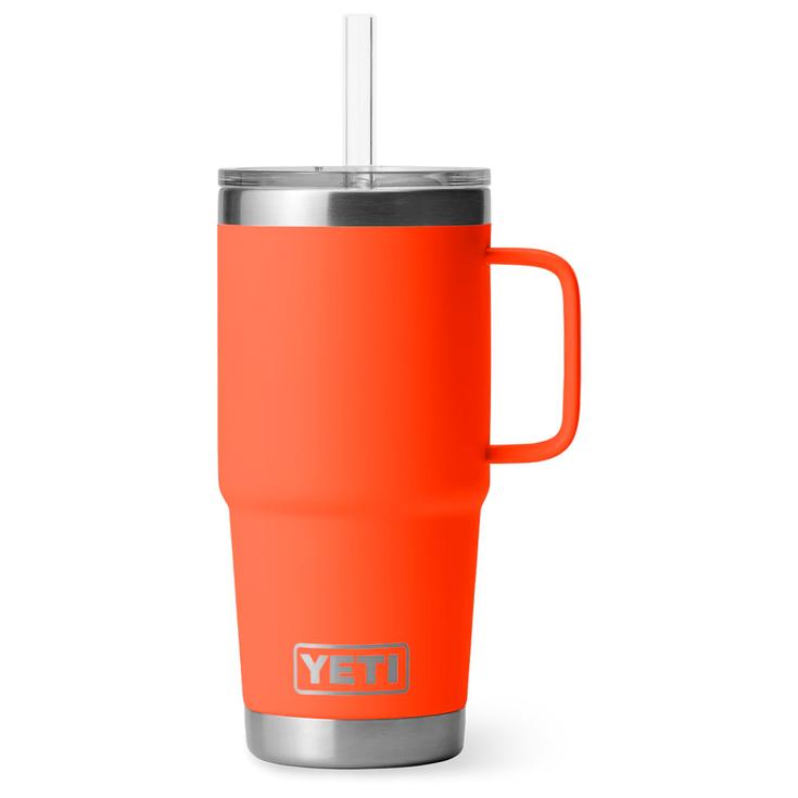 Yeti Mug Rambler 25 Oz Straw Mug Papaya Voorstelling
