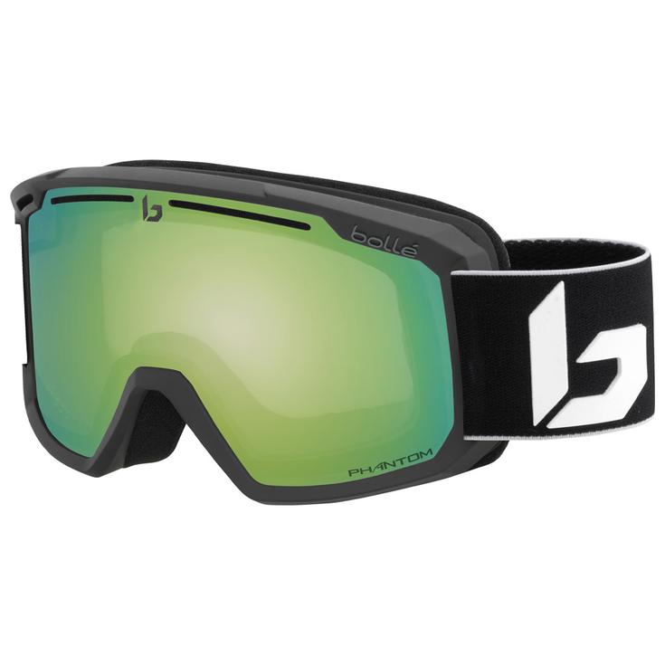 Bolle Skibrillen Maddox Matte Black Corp Phantom Green Emerald Voorstelling