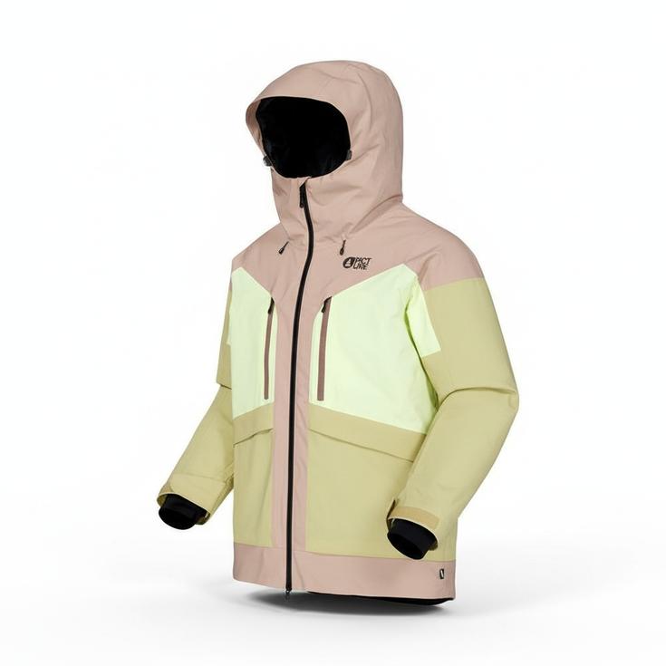 Picture Blouson Ski Haakon Lime Cream Hemp Présentation