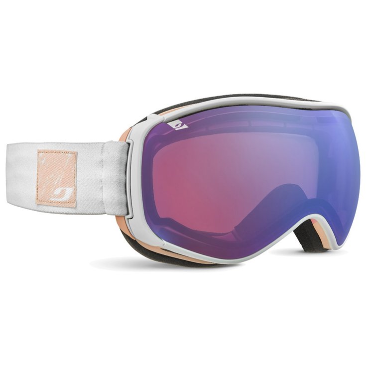 Julbo Masque de Ski Ventilate Rose Gris Flash Bleu Soft Présentation