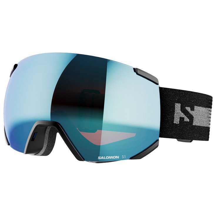 Salomon Masque de Ski Radium Black Multilayer Mid Blue Présentation