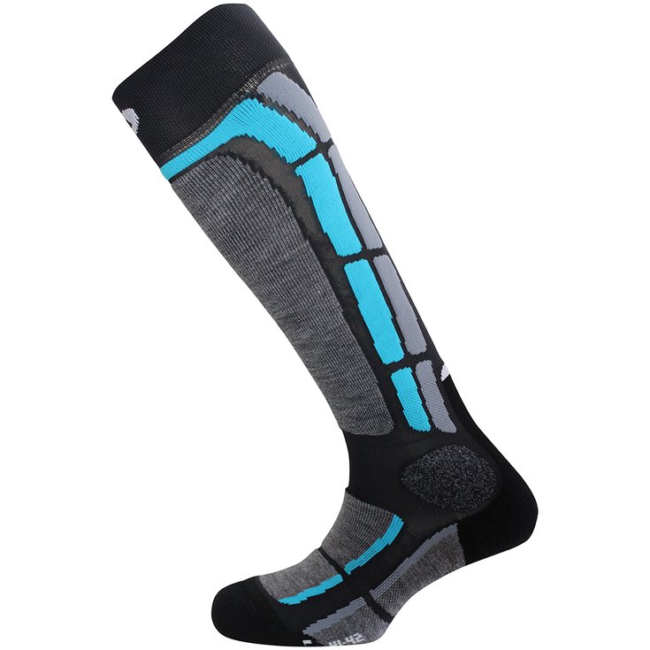 Monnet Socks Backside Gris Bleu Overview