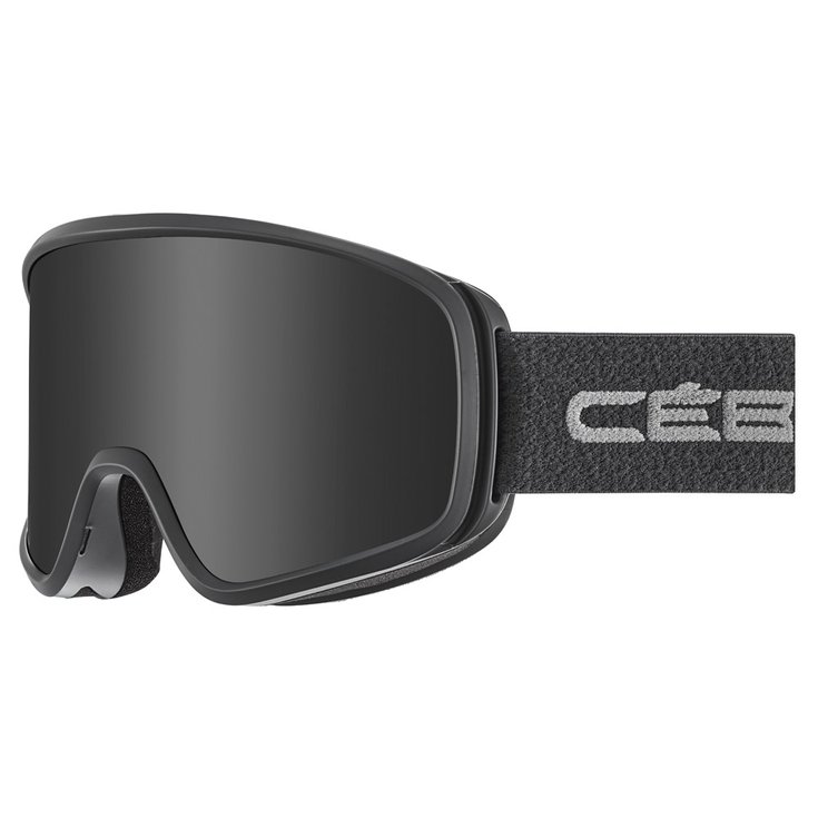 Cebe Masque de Ski Striker Evo Full Black Grey Ultra Black Profil