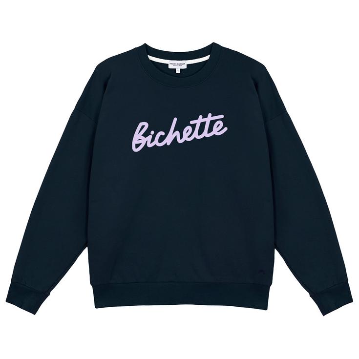 French Disorder Sweatshirt Rosie Tricotin Bichette Navy Präsentation