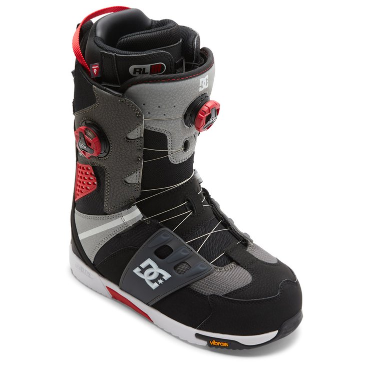 DC Boots Phantom Black Grey Red Winter 2025 Glisshop
