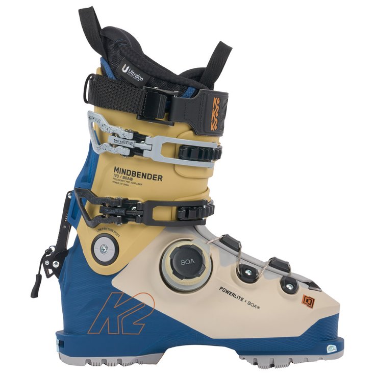 K2 Skischoenen Mindbender 120 Boa Beige Blue Voorstelling