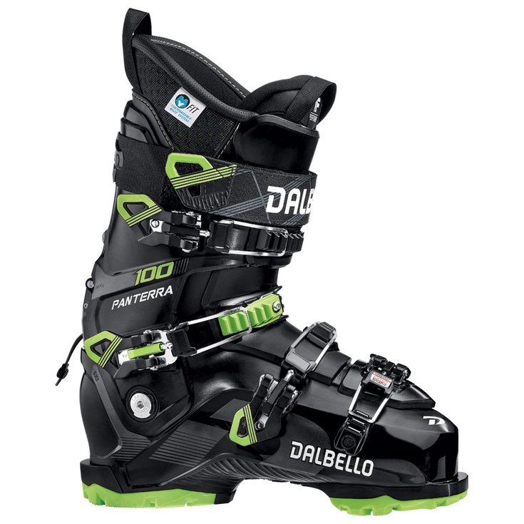 Dalbello Chaussures de Ski Panterra 100 Gw Ms Black Lime Profil