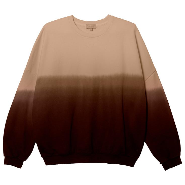 French Disorder Sweatshirt Cameron Dip Dye Brown Overview