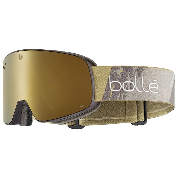 Bollé Maschera Nevada Rock Camo Matte Gold Presentazione