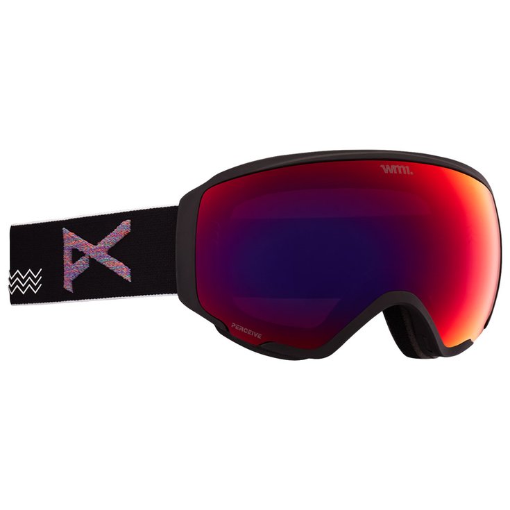 Anon Masque de Ski WM1 Waves Perceive Sunny Red + Perceive Cloudy Burst Voorstelling