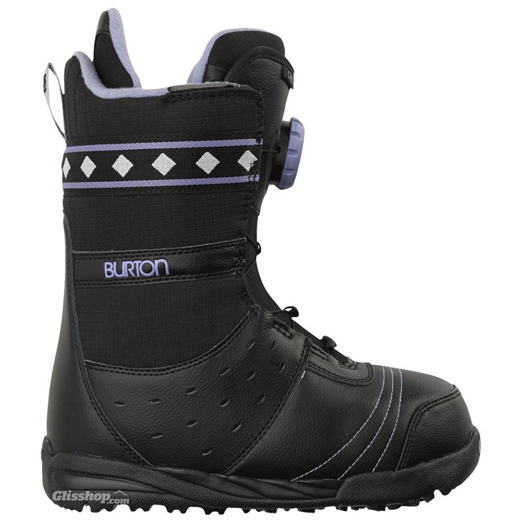 Burton Boots Chloé Black Purple profil
