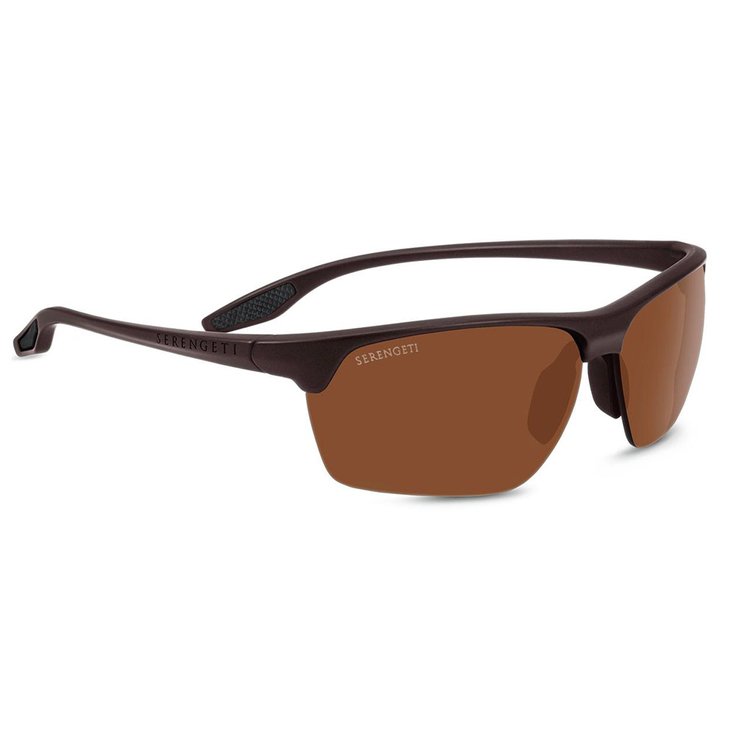 Serengeti Sunglasses Linosa Sanded Dark Brown Phd 2.0 Polarized Drivers Overview