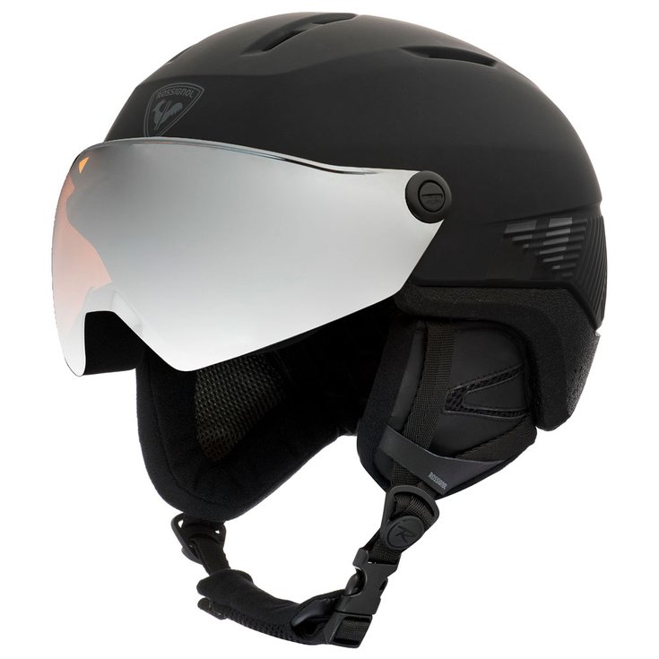 Rossignol Visor helmet Fit Visor Impacts Black Orange Silver Mirror Overview