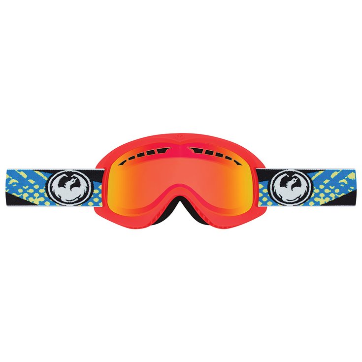 Dragon Masque de ski DX Future Yellow Red Ionized Présentation