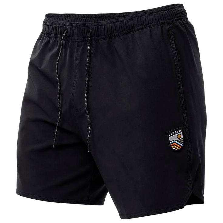 Vissla Solid Sets Ecolastic 17.5" Black 