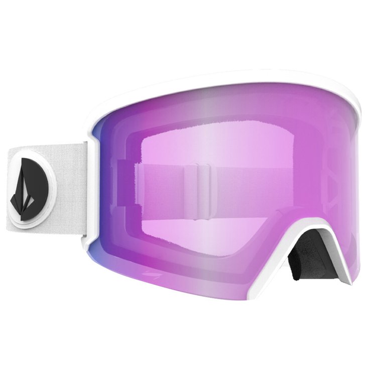 Volcom Masque de Ski Garden Matte White Pink Chrome Presentación