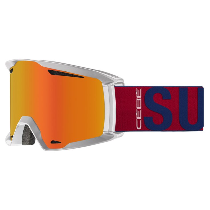 Cebe Goggles Reference X Superdry Matt White Orange Flash Fire Overview