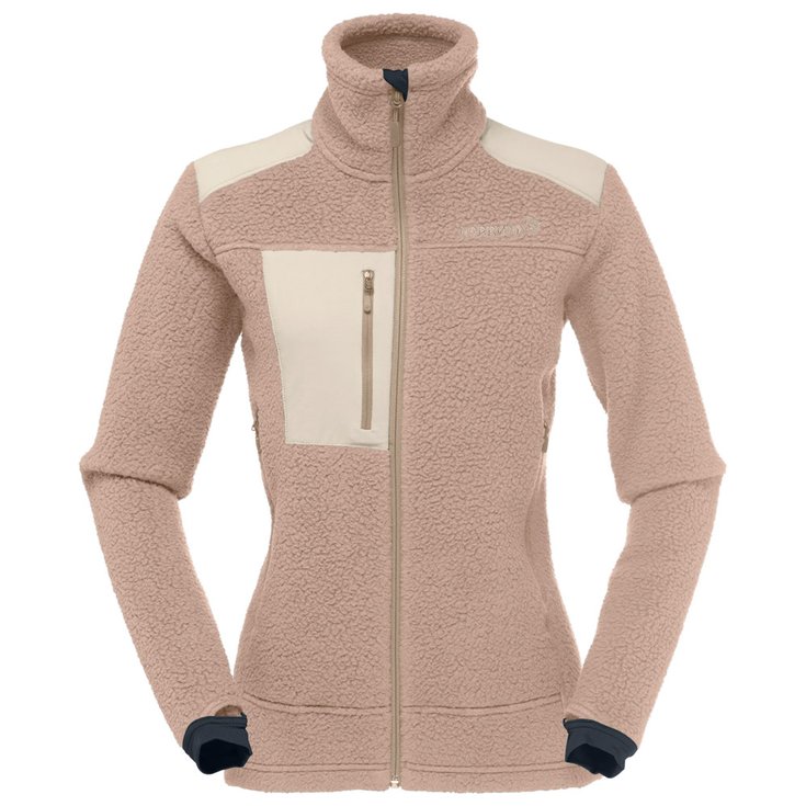Norrona Fleece Trollveggen Thermal Pro Jkt W Winter Twig Präsentation