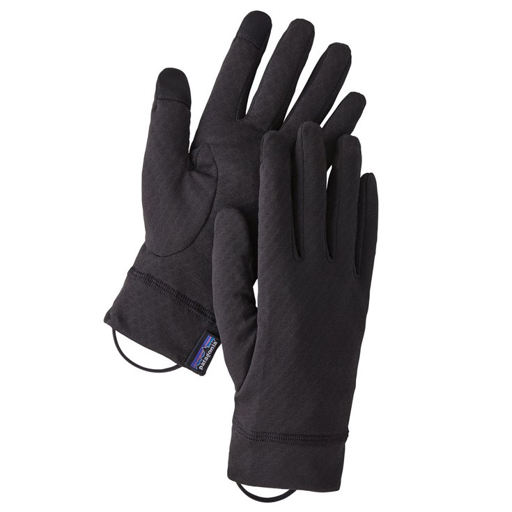 Patagonia Guanti Cap Mw Liner Gloves Black Presentazione
