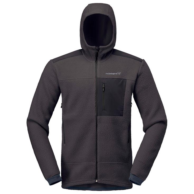 Norrona Polar Trollveggen Warm 3 Zip Hood M's Phantom Presentación