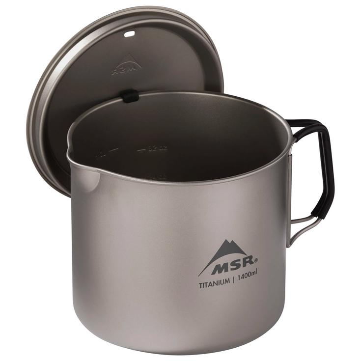 MSR Wasserkocher Titan Kettle 1400 ml Titane Präsentation