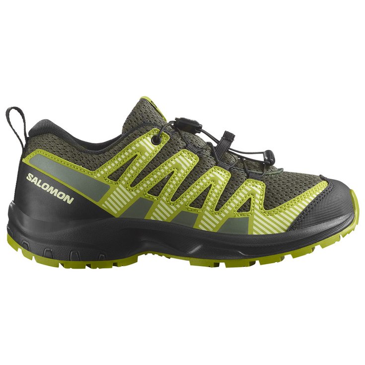 Salomon Wanderschuhe Xa Pro V8 J Urban Chic Black Dark Citron Präsentation