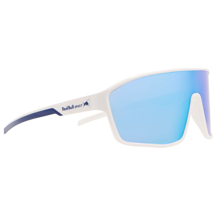 Red Bull Spect Lunettes de soleil Daft Shiny White Blue Smoke Blue Mirror Présentation