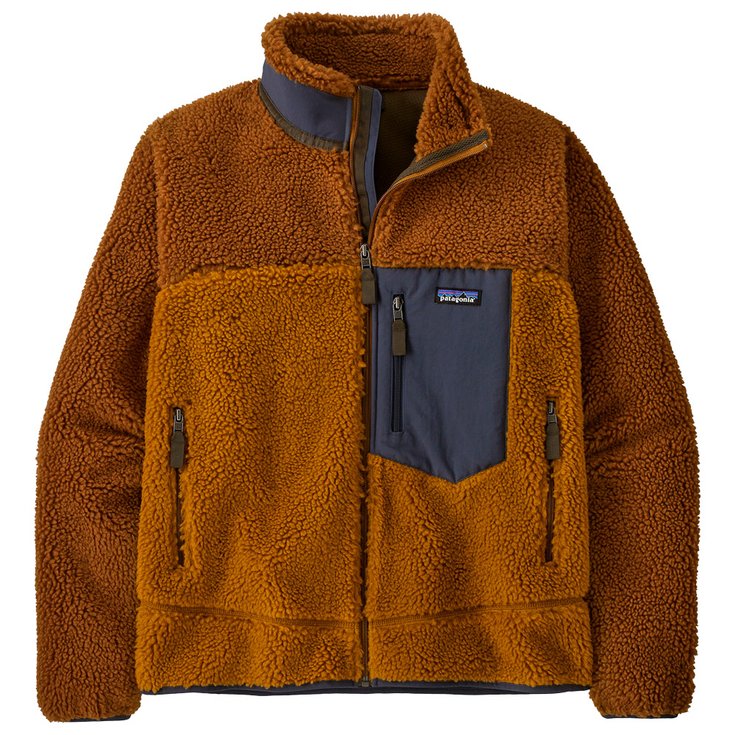 Patagonia Fleece Men's Classic Retro-X Fleece Jacket Shelter Brown Präsentation