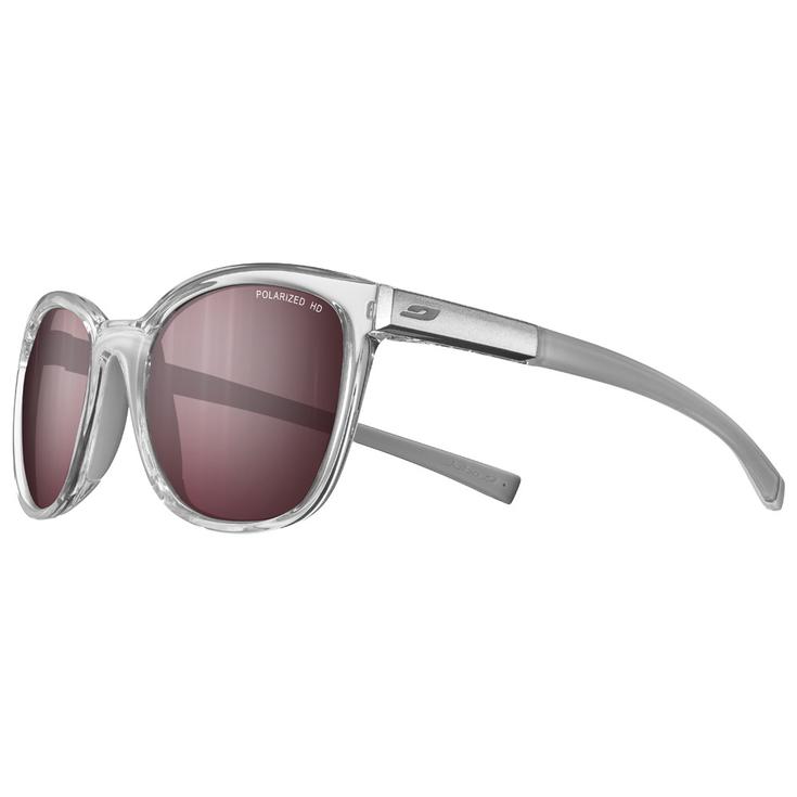 Julbo Lunettes de soleil Spark Translucide Brillant Cristal Gris Spectron Hd 3 Polarized Présentation