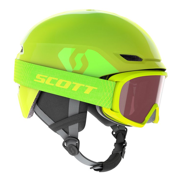 Scott Helmet Combo Keeper 2 + Jr Witty High Viz Green Overview