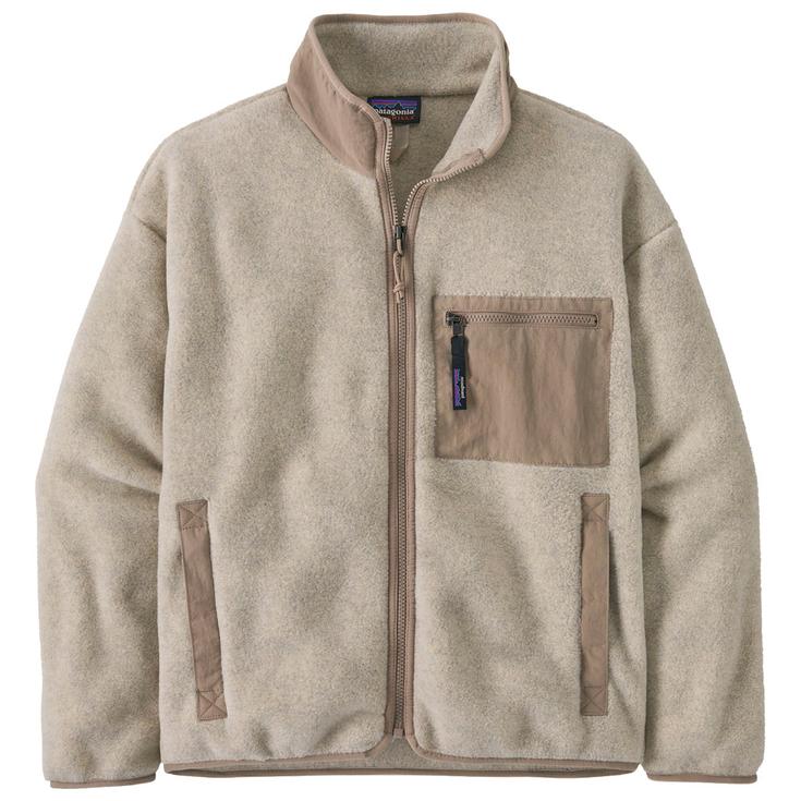 Patagonia Fleece W's Synchilla Jkt Oatmeal Heather Seabird Grey Präsentation