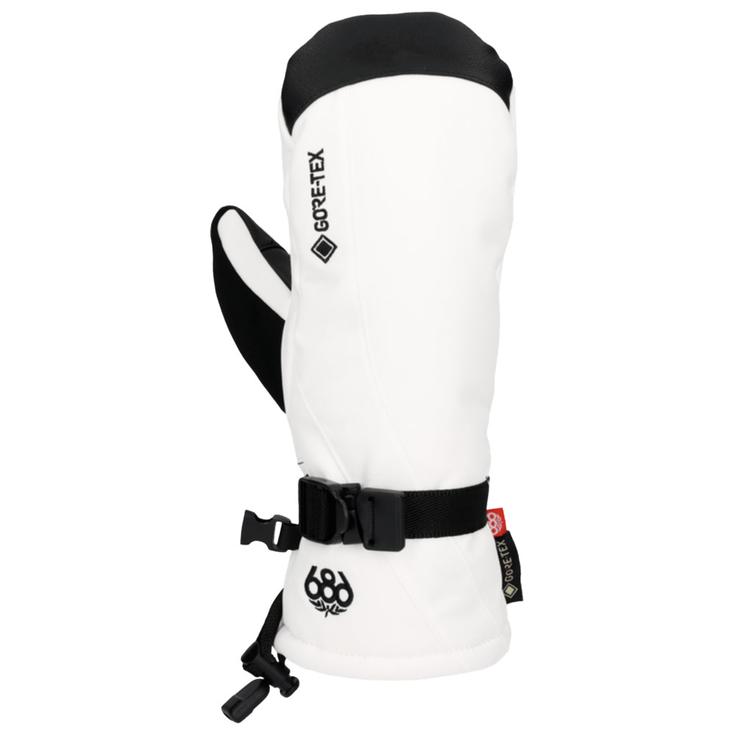 686 Mitten Wmns Gore-Tex Linear Mitt White Overview