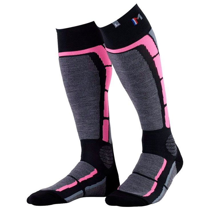 Monnet Calcetines Back Side Gris Rose Presentación