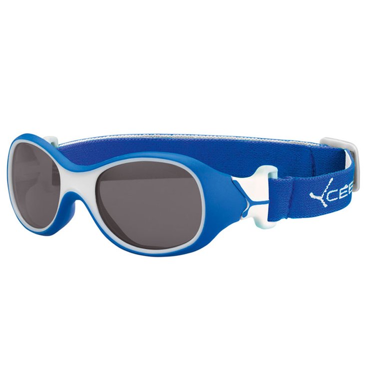 Cebe Sunglasses Chouka Matt Marine Blue White Zone Blue Light Grey Cat.3 Overview