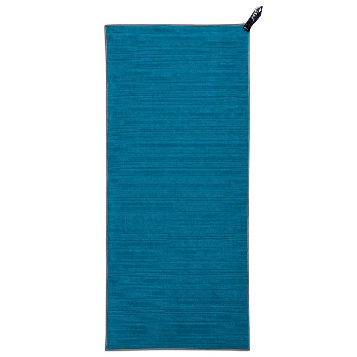 Pack Towl Serviette Recycled Luxe Beach Lake Blue Présentation