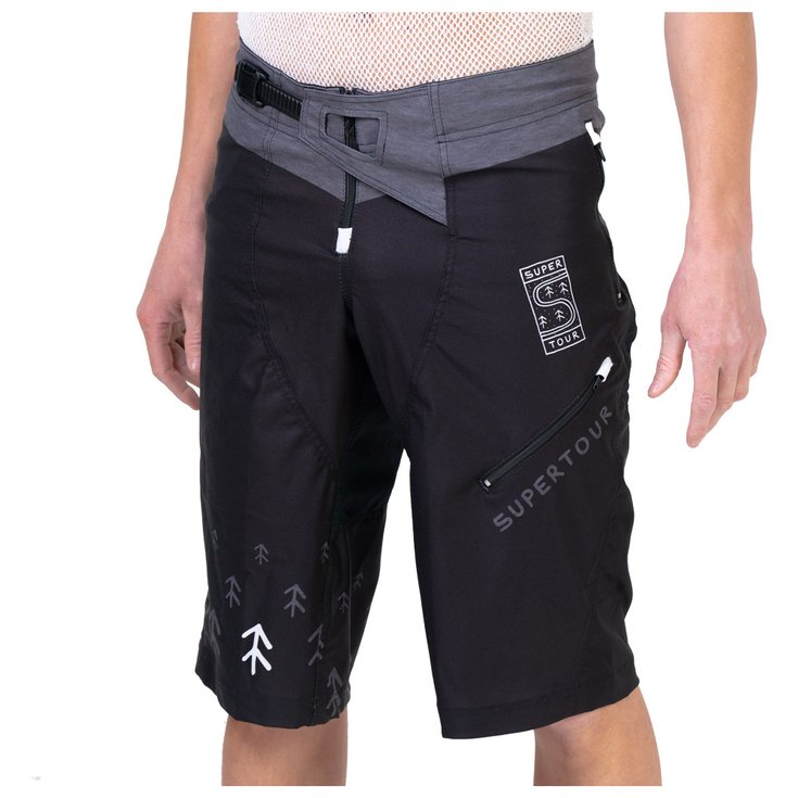 Supertour MTB shorts Trail Grey Black Overview