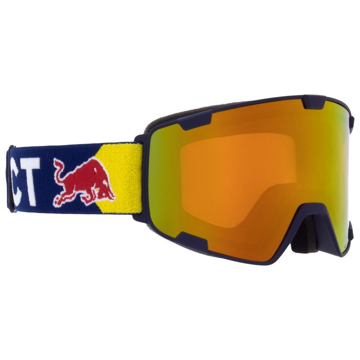 Red Bull Spect Skibrille Park Matt Dark Blue Orange Red Mirror Präsentation