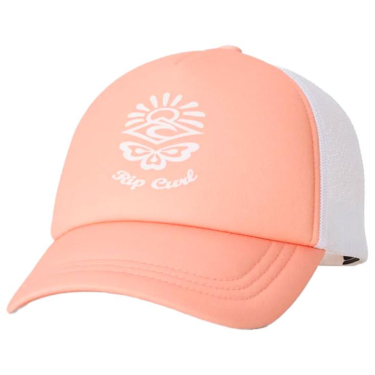 Rip Curl Cap Classic Surf Icon Trucker Women Bright Peach Präsentation